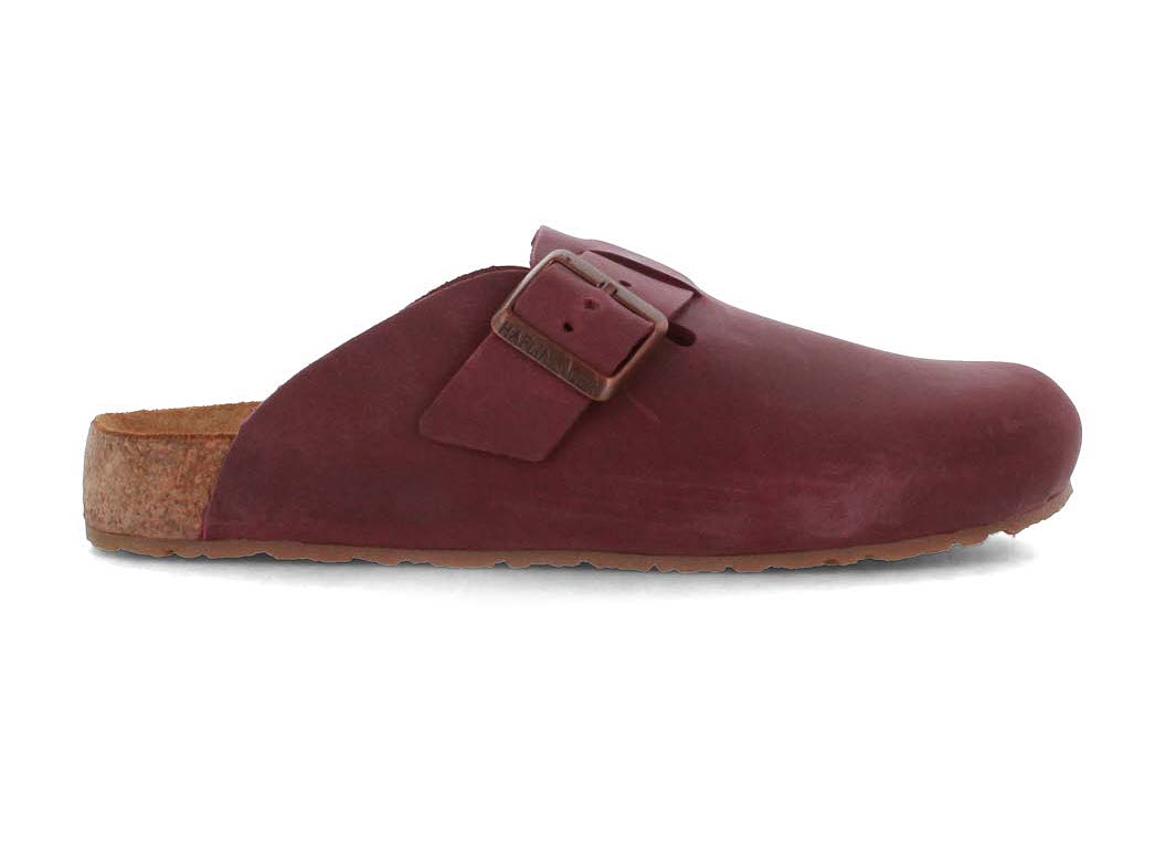 1 HAFLINGER-Men-Women-Leather-Clogs-Porto-bordeaux #farbe_Bordeaux
