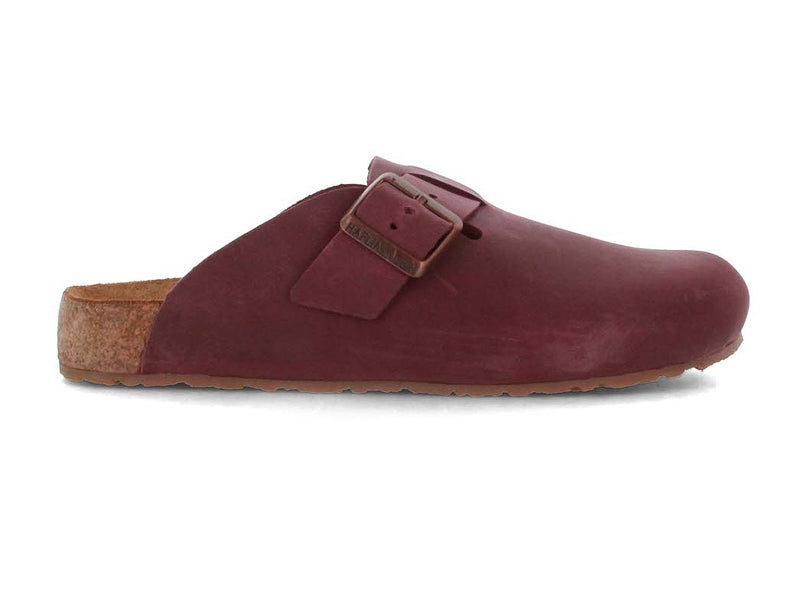 1 HAFLINGER-Men-Women-Leather-Clogs-Porto-bordeaux