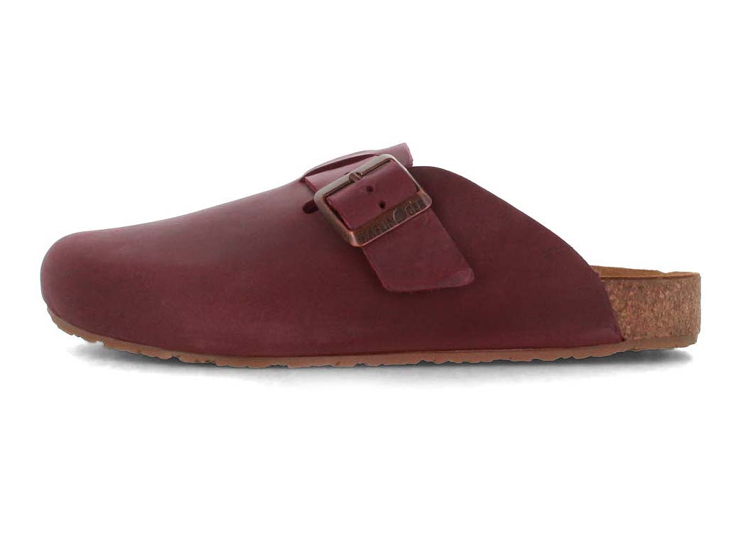 1 HAFLINGER-Men-Women-Leather-Clogs-Porto-bordeaux #farbe_Bordeaux