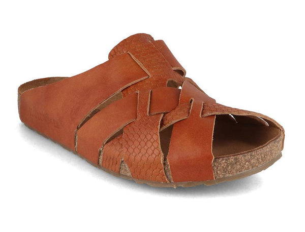 HAFLINGER-Women-Leather-Mules-Bio-Dana-brown-verotrenza #farbe_Brown