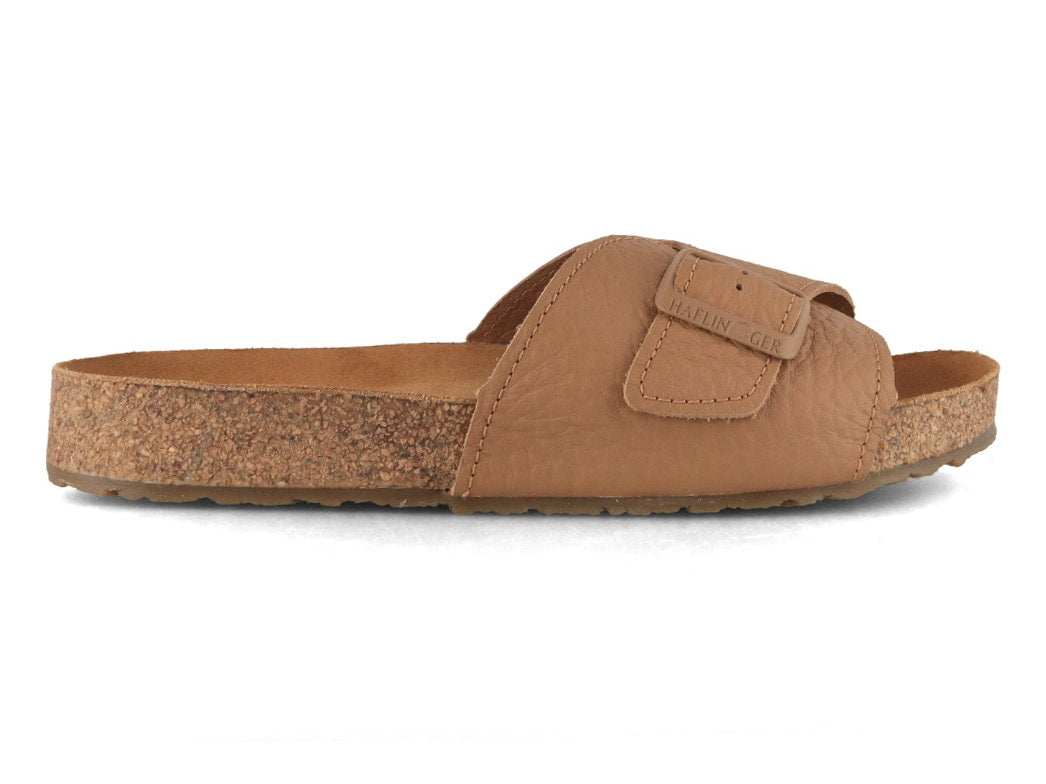 HAFLINGER Bio Jeane Leather Sandals for Women, Natural