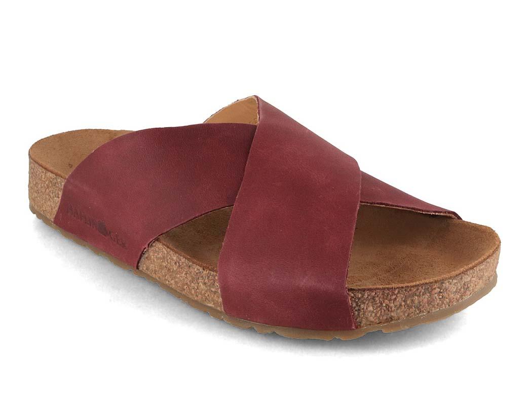 HAFLINGER-Women-Leather-Mules-with-Solid-Soles-Bio-Mio-Bordeaux-Country #farbe_Bordeaux