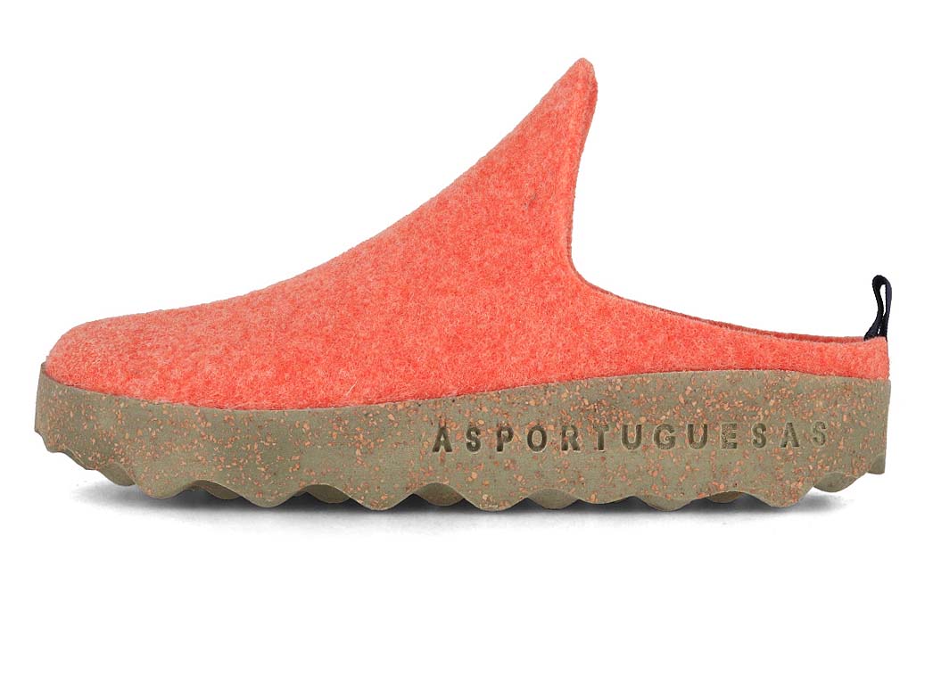 1 ASPORTUGUESAS-Women-Felt-Clogs-Come-orange #farbe_Orange