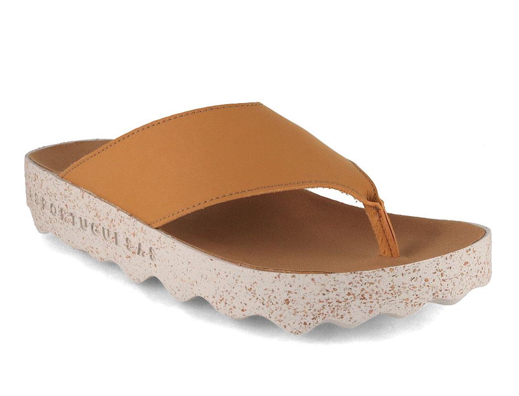 ASPORTUGUESAS City Line Cami showing a camel toe-loop strap and open sandal profile