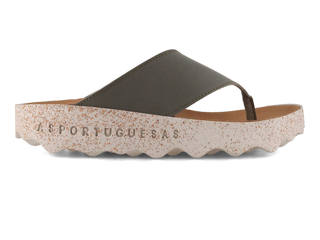 ASPORTUGUESAS City Line Cami Sandals, Khaki