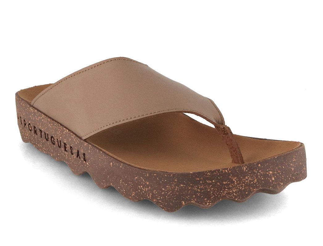 ASPORTUGUESAS City Line Cami showing a soft sand-colored toe-loop strap and open sandal profile