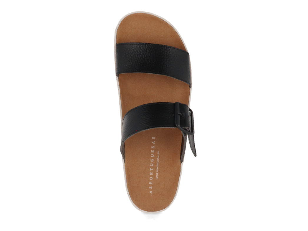 1 ASPORTUGUESAS-Women-Sandals-City-Line-Coly-black #farbe_Black