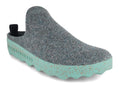 ASPORTUGUESAS-Women-Felt-Clogs-Come-gray-blue #farbe_Green