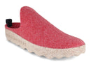 ASPORTUGUESAS-Women-Felt-Clogs-Come-red