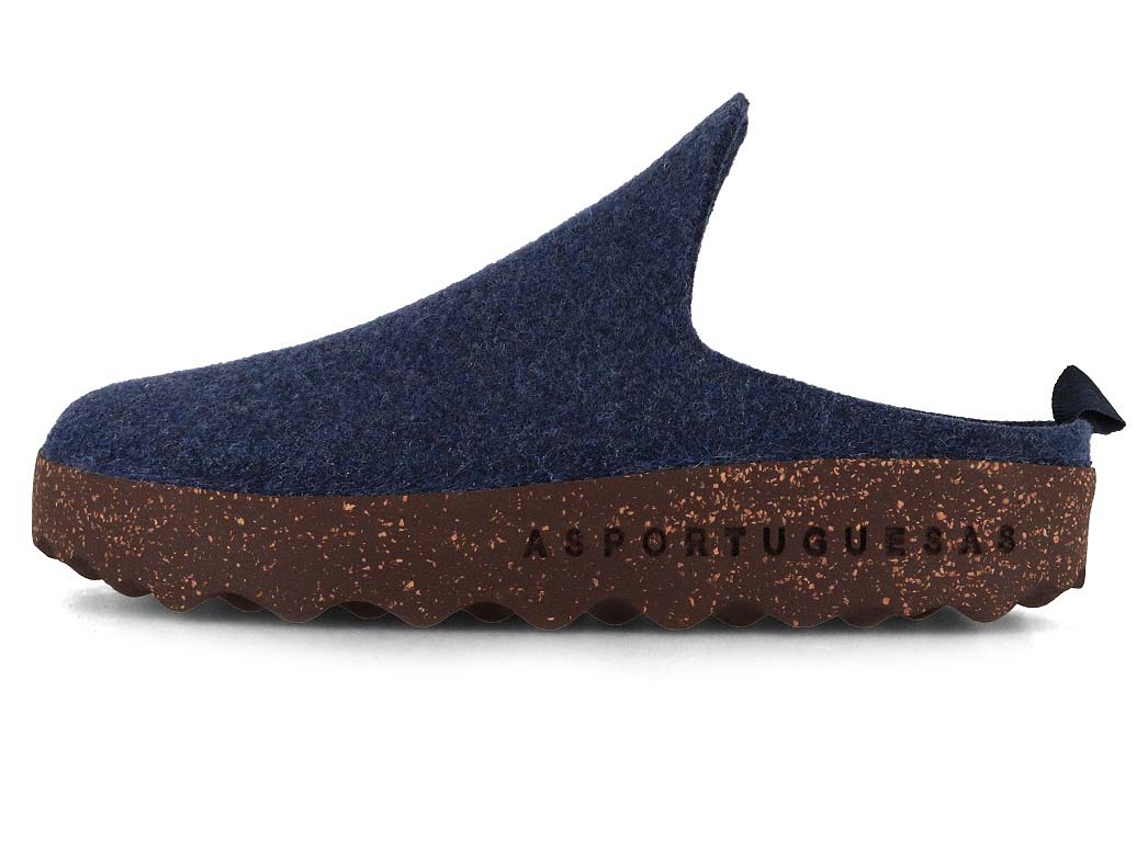 1 ASPORTUGUESAS-Men-Felt-Clogs-Come-blue #farbe_Blue