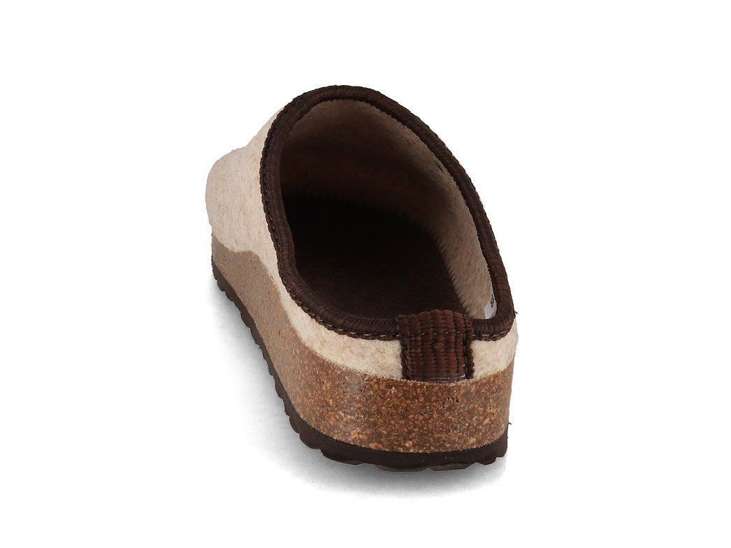 1 Tuffeln-Comfort-Women-Tyrolean-Vegan-Felt-Clogs-beige #farbe_Beige
