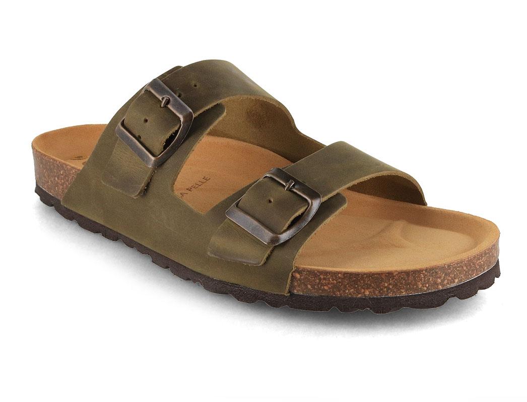 Tuffelns-Classic-TwoStrap-SoftCork-Leather-Sandals-Fhr-green #farbe_Green