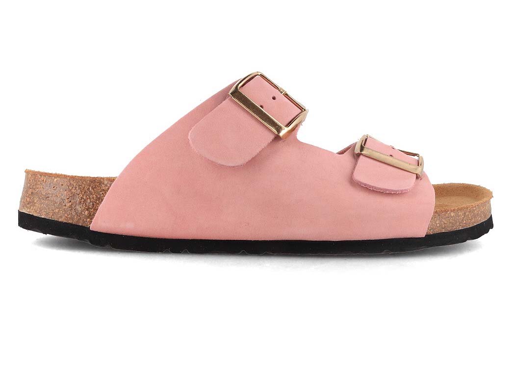 1 Tuffeln-Womens-Leather-Sandals-with-Arch-Support--Norderney-rosa #farbe_Pink