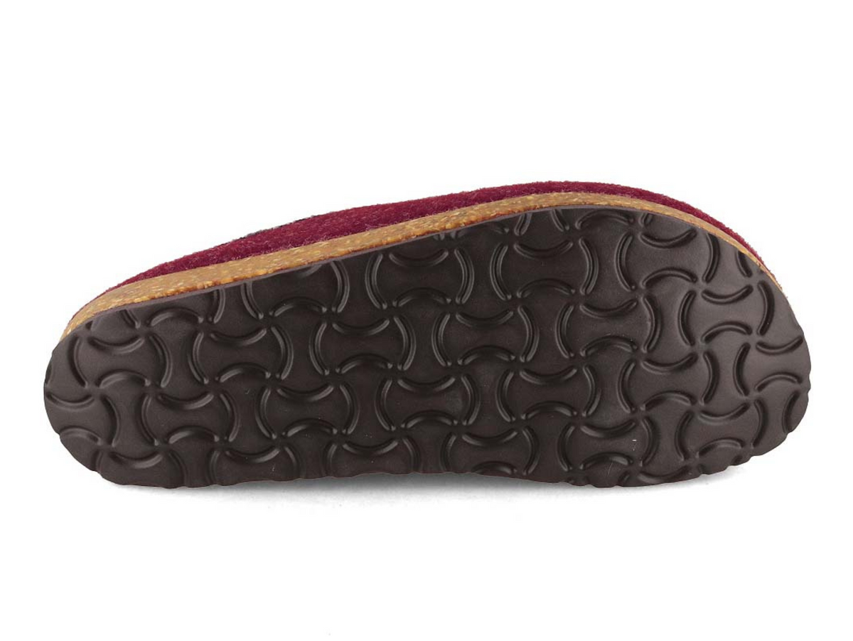 Tuffeln Edelweiss Vegan Felt Clogs, Purple