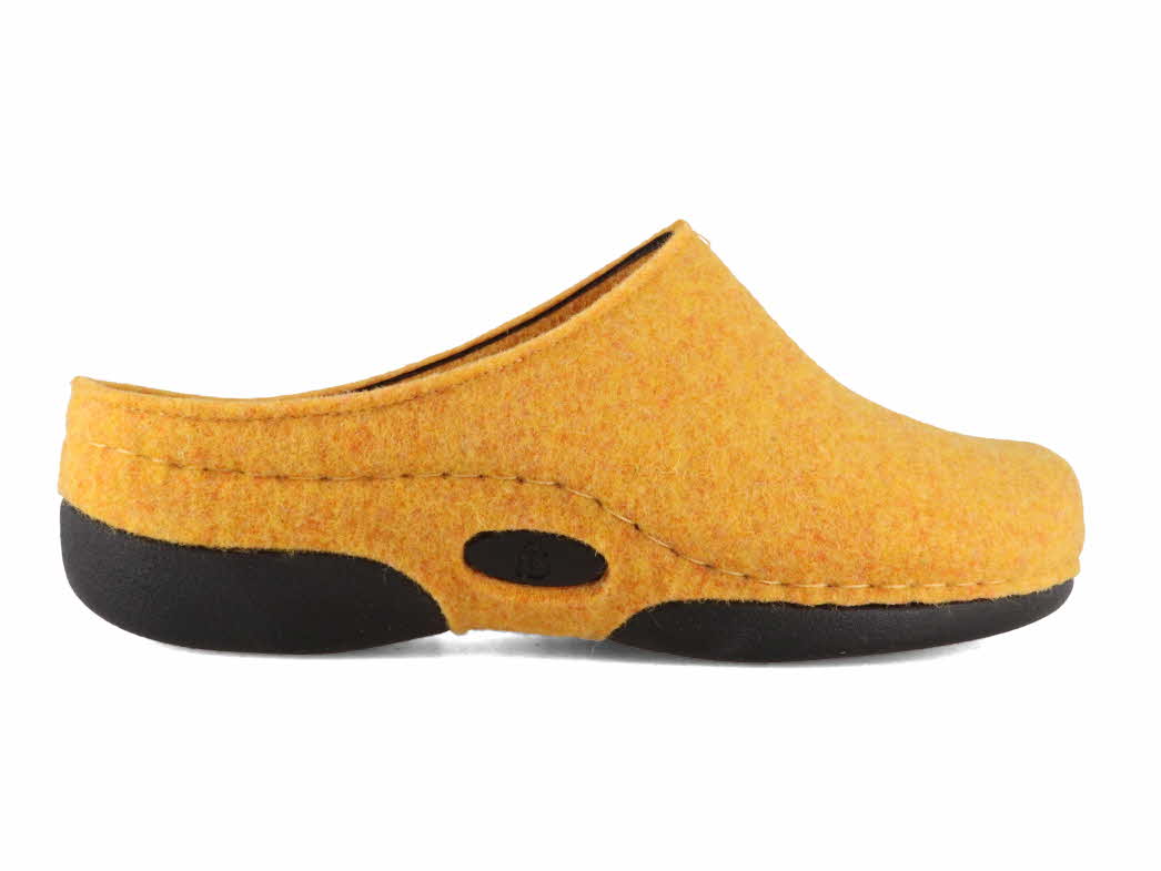 1 Berkemann-BERKINA-Women-Felt-Clogs-Lauren-deep-orange #farbe_Yellow