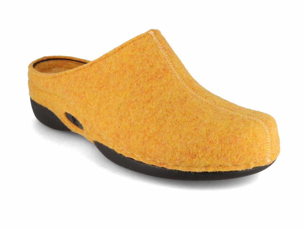 Berkemann-BERKINA-Women-Felt-Clogs-Lauren-deep-orange #farbe_Yellow