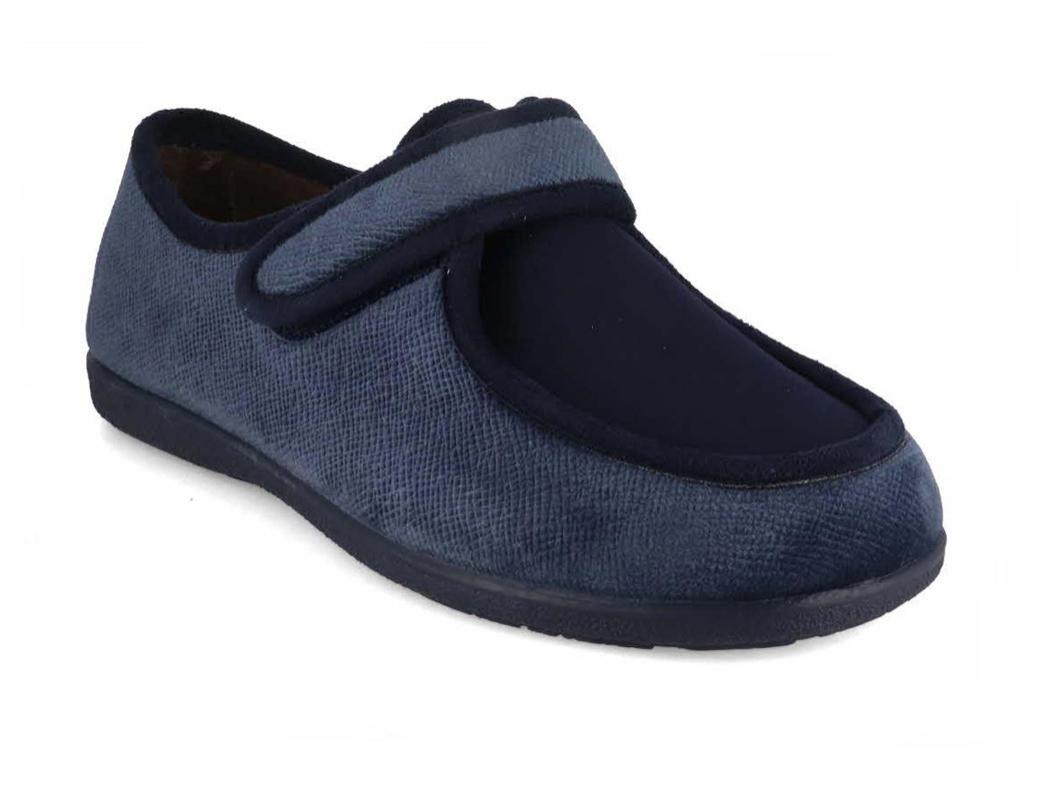 Varomed-vital-Men-Women-Strap-Slippers-Ricardo-marine #farbe_Blue