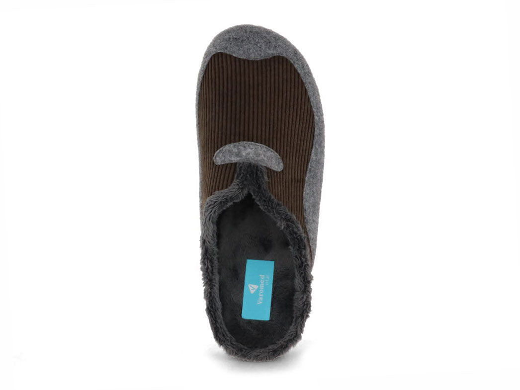 1 Varomed-vital-Men-Slippers-Caspar-mocca #farbe_Brown