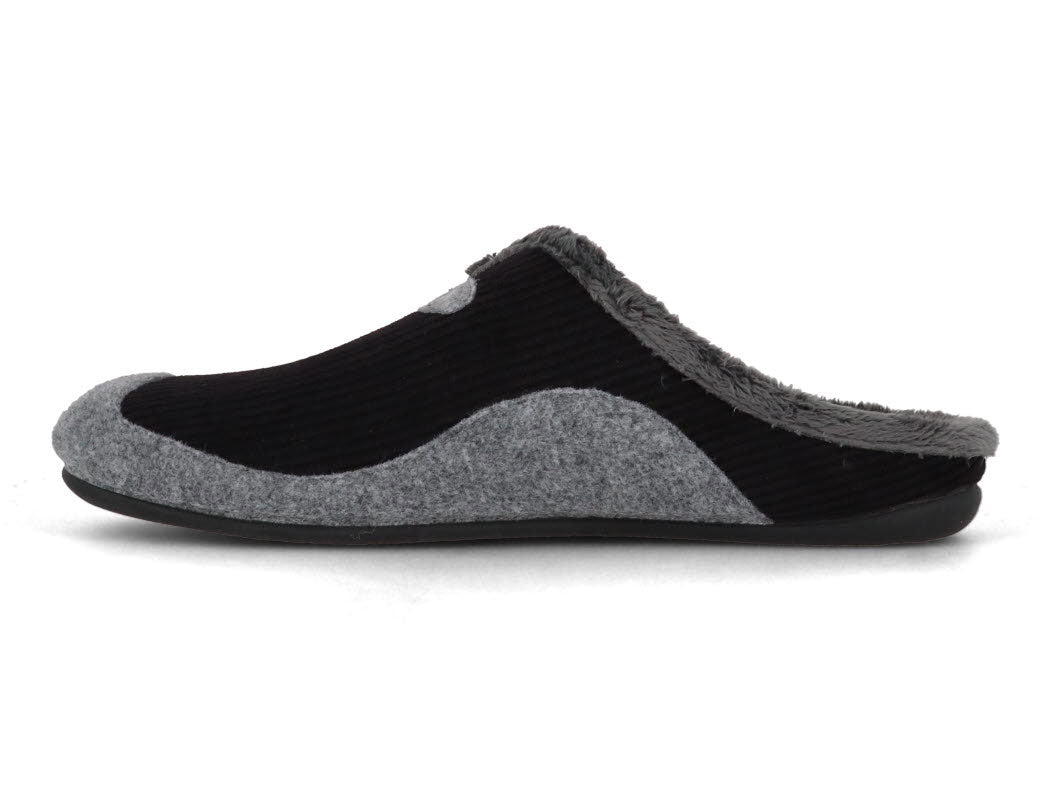 1 Varomed-vital-Men-Corduroy-Slippers-Caspar-black #farbe_Black