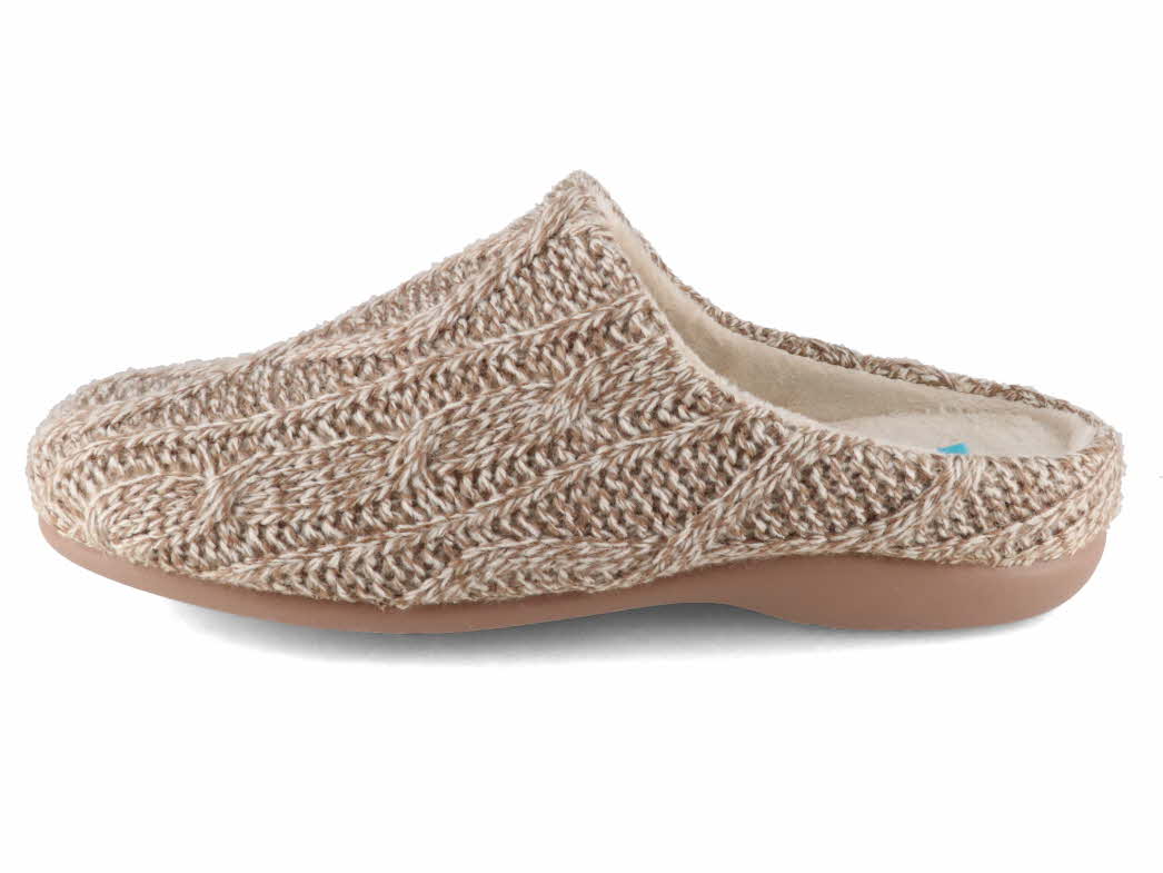 1 Varomed-vital-Women-Knitted-Slippers-Antonie-beige #farbe_Beige