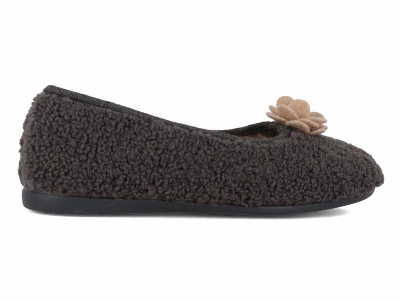 1 Varomed-vital-Women-Felt-Ballerinas-Anny-dark-gray