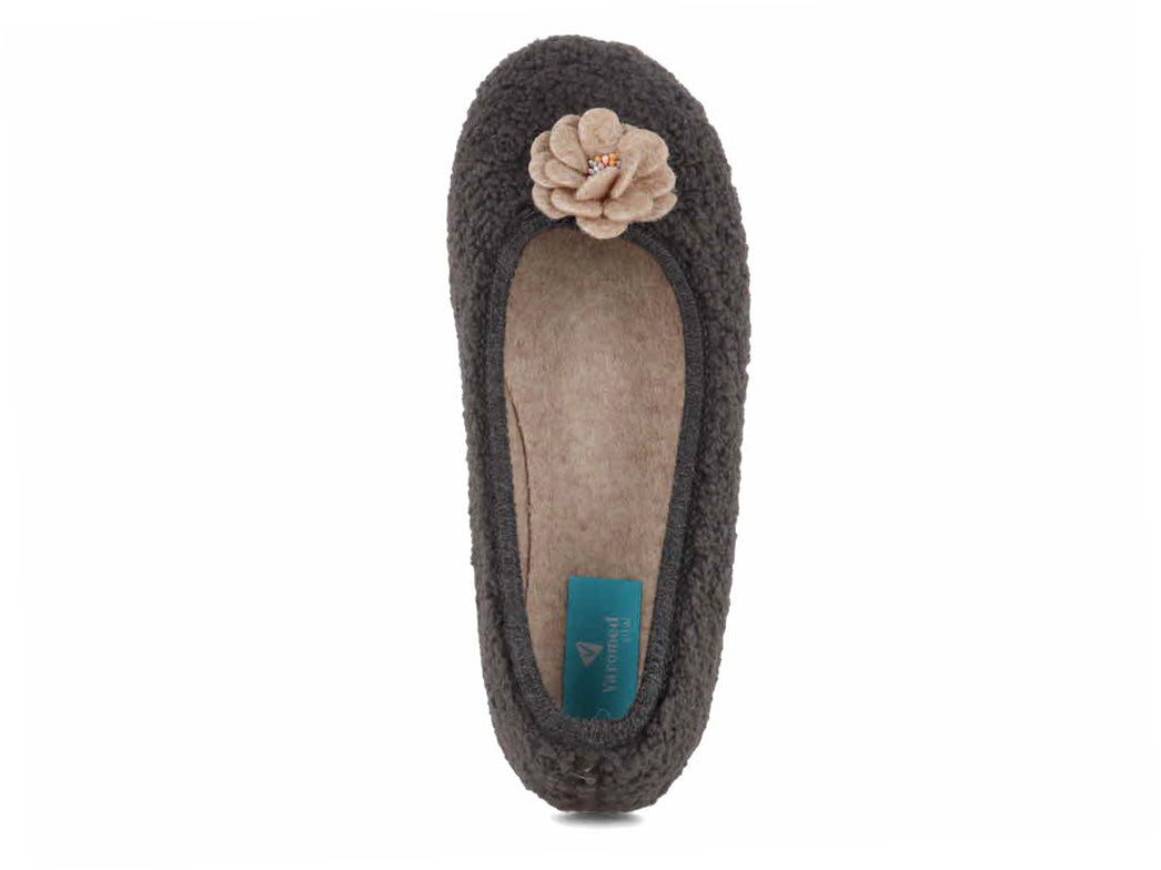 1 Varomed-vital-Women-Felt-Ballerinas-Anny-dark-gray #farbe_Grey