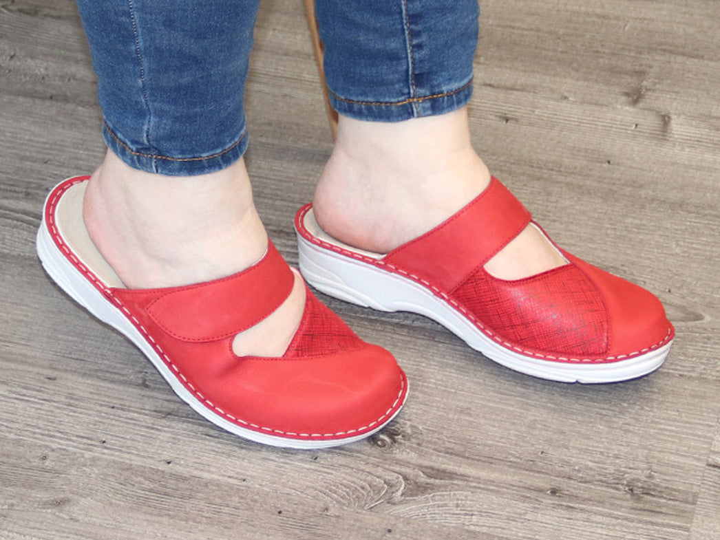 1 Berkemann-BERKOFLEX-Clog--Stretch-Heliane-Chimney-Red #farbe_Red