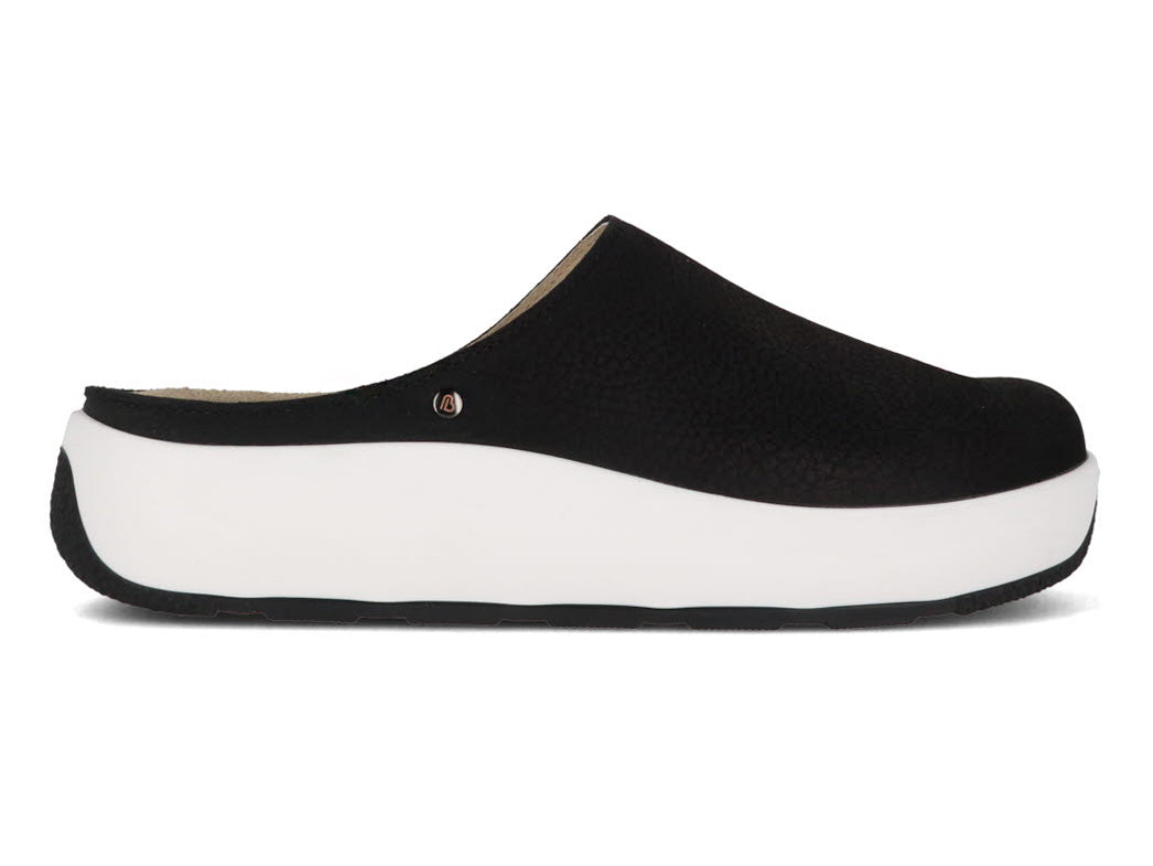 1 Berkemann-BERKOFLEX-Women-Nubuck-leather-Clog-Ella-matt-black #farbe_Black