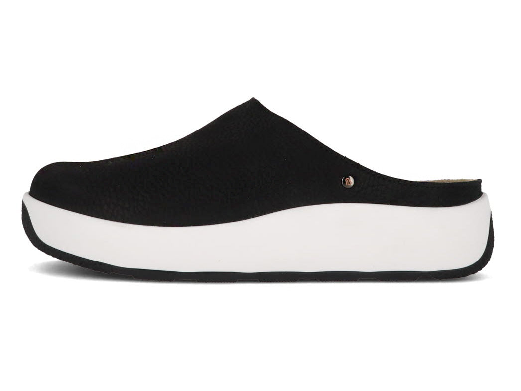 1 Berkemann-BERKOFLEX-Women-Nubuck-leather-Clog-Ella-matt-black #farbe_Black