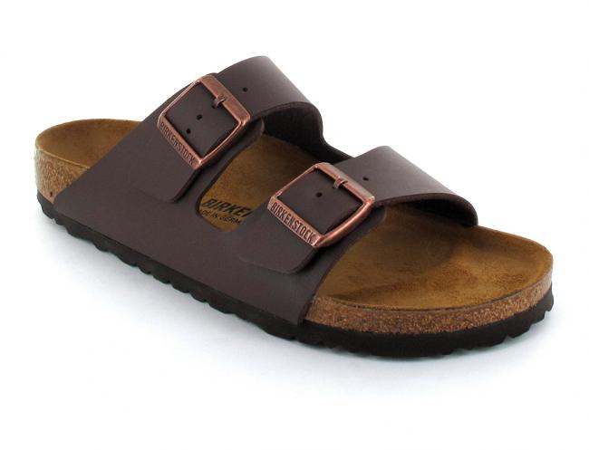 birkenstock-faux-leather-sandals-arizona #color_dark brown