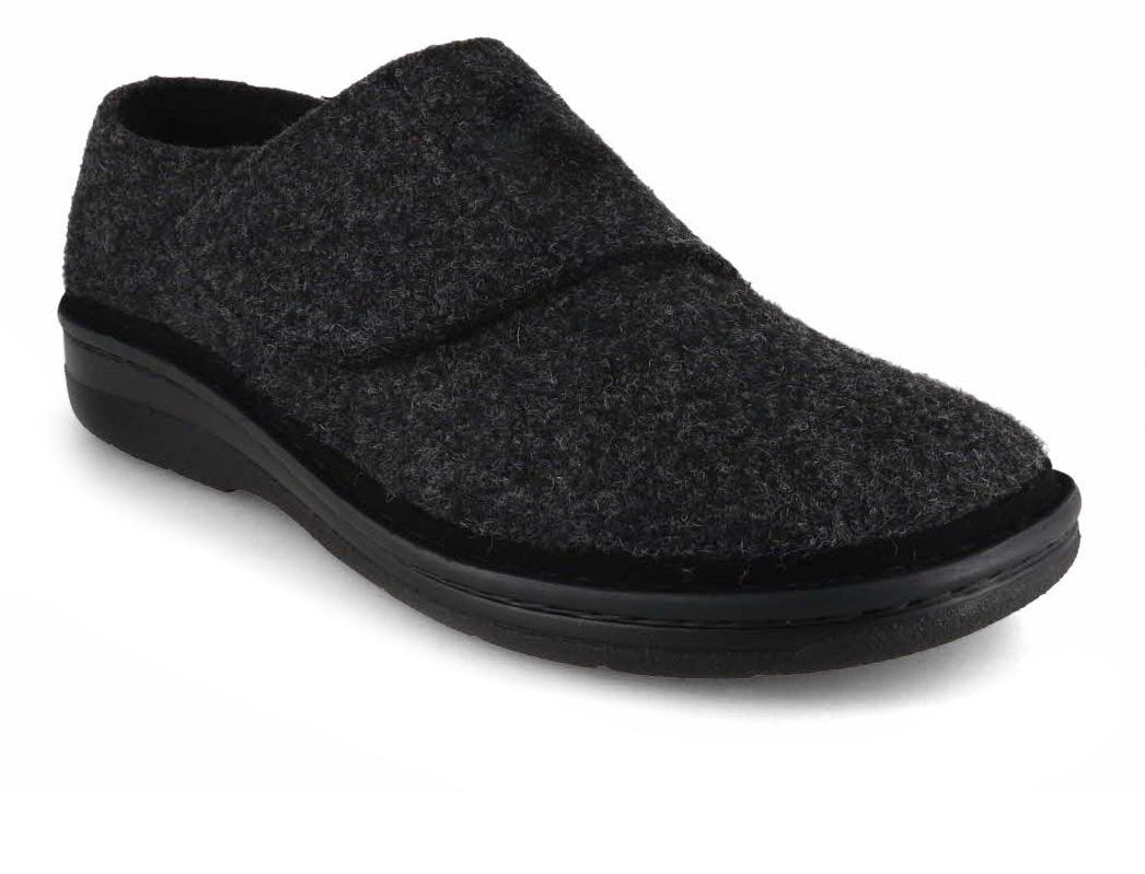 Berkemann-BERKOFLEX-Men-Slippers-Balian-dark-gray #farbe_Grey