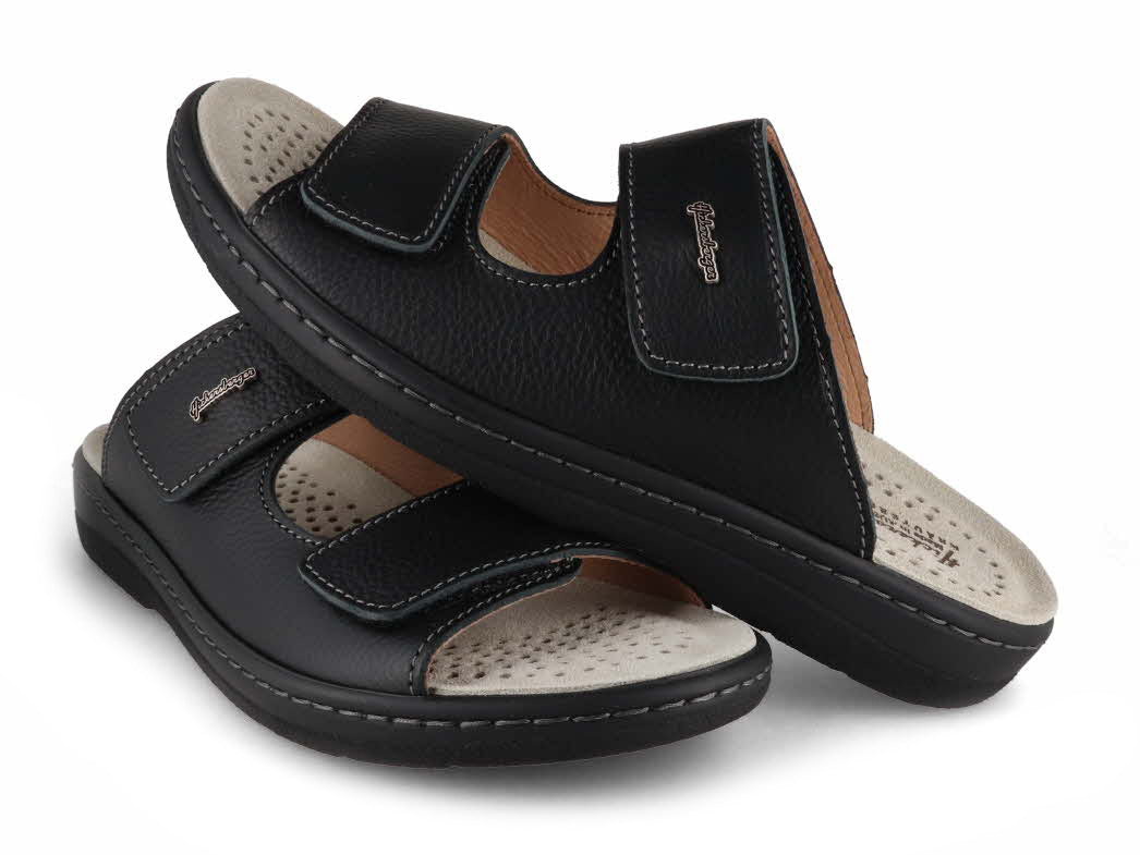 1 Hickersberger-Men-Leather-Sandals--Vario-black #farbe_Black