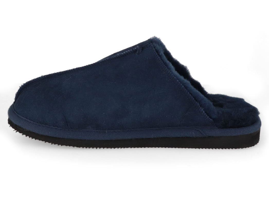 1 SHEPHERD-Mens-Sheepskin-Slippers--Hugo-Dark-Navy #farbe_Blue