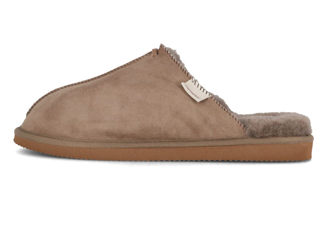1 SHEPHERD-Men-Lambskin-Slippers-Hugo-stone #farbe_Beige