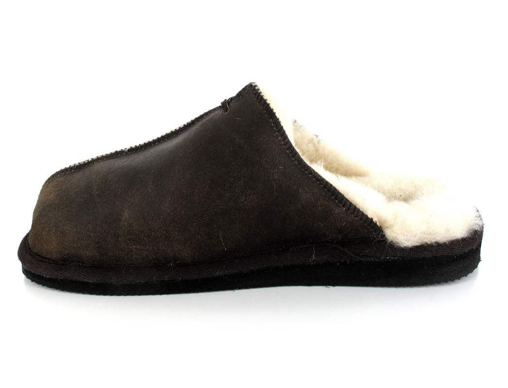 1 SHEPHERD-Mens-Sheepskin-Slippers-Hugo-oiled-antique #farbe_Brown