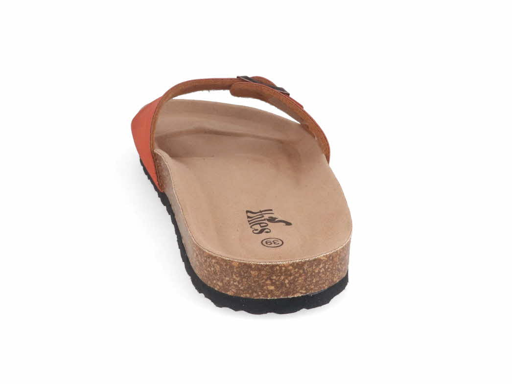 1 Thies-Women-Sandals-Eco-Bio-Strap-rust #farbe_Orange