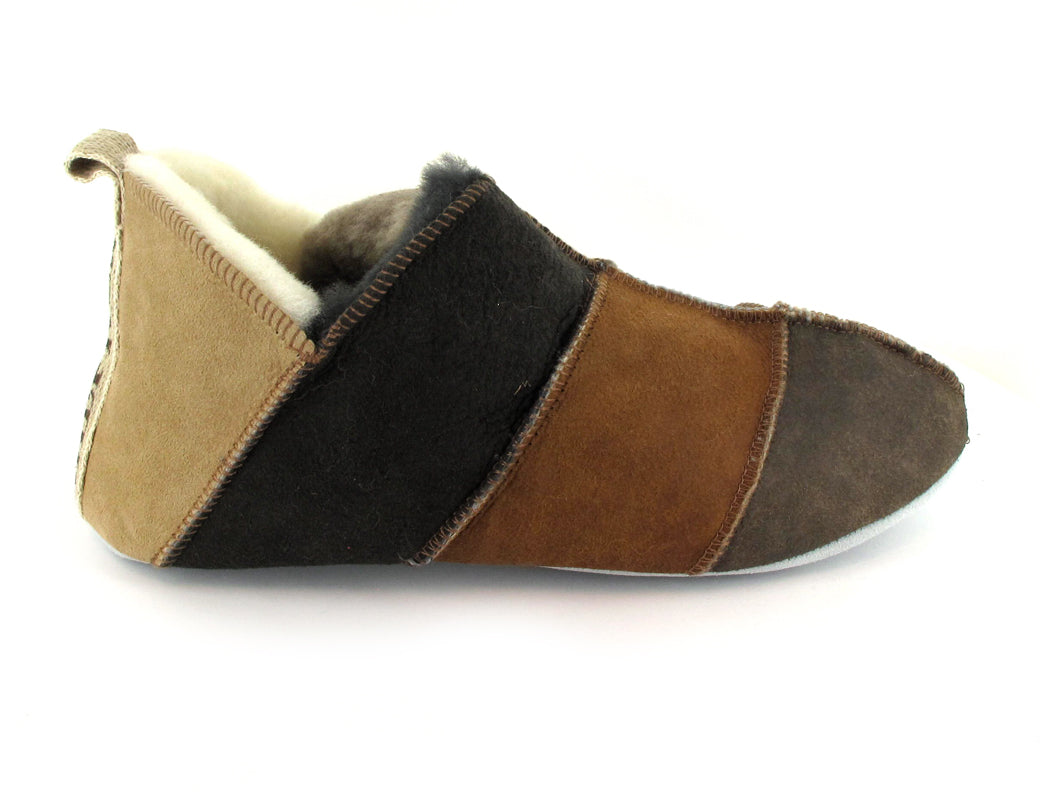 1 SHEPHERD-Womens-Sheepskin-Slippers--Nora-Mixed #farbe_Brown