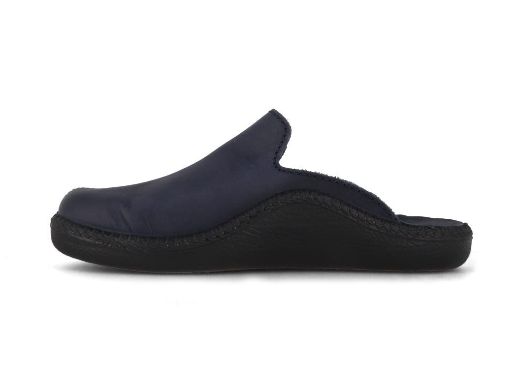1 Josef-Seibel-Men-Nubuck-Leather-Slippers-Westland-Monaco-jeans #farbe_Blue