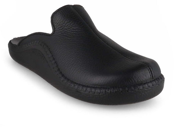 Josef-Seibel-Men-Leather-Slippers-Westland-Monaco-black #farbe_Black