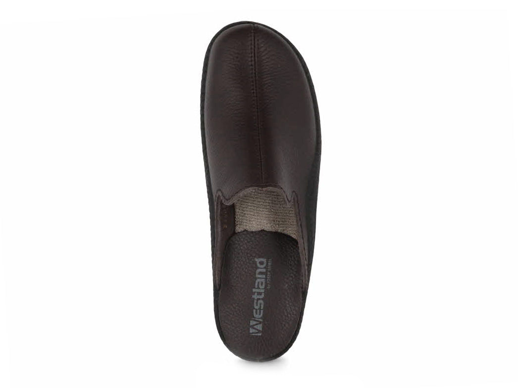 1 Josef-Seibel-Men-Leather-Slippers-Westland-Monaco-mocca #farbe_Brown