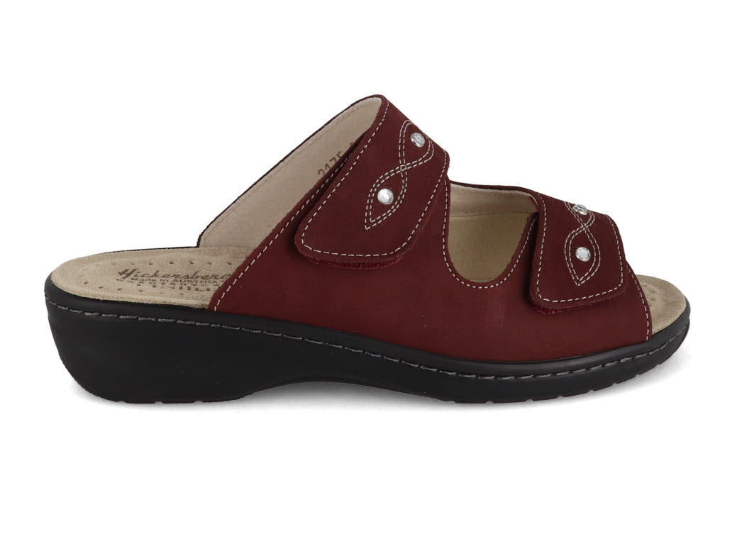 1 HICKERSBERGER-Sandal--Milano-Bordeaux #farbe_Red