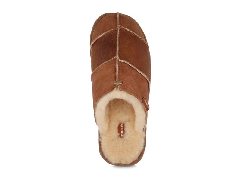 1 SHEPHERD-Men-Lambskin-Slippers-Allan-antique-cognac