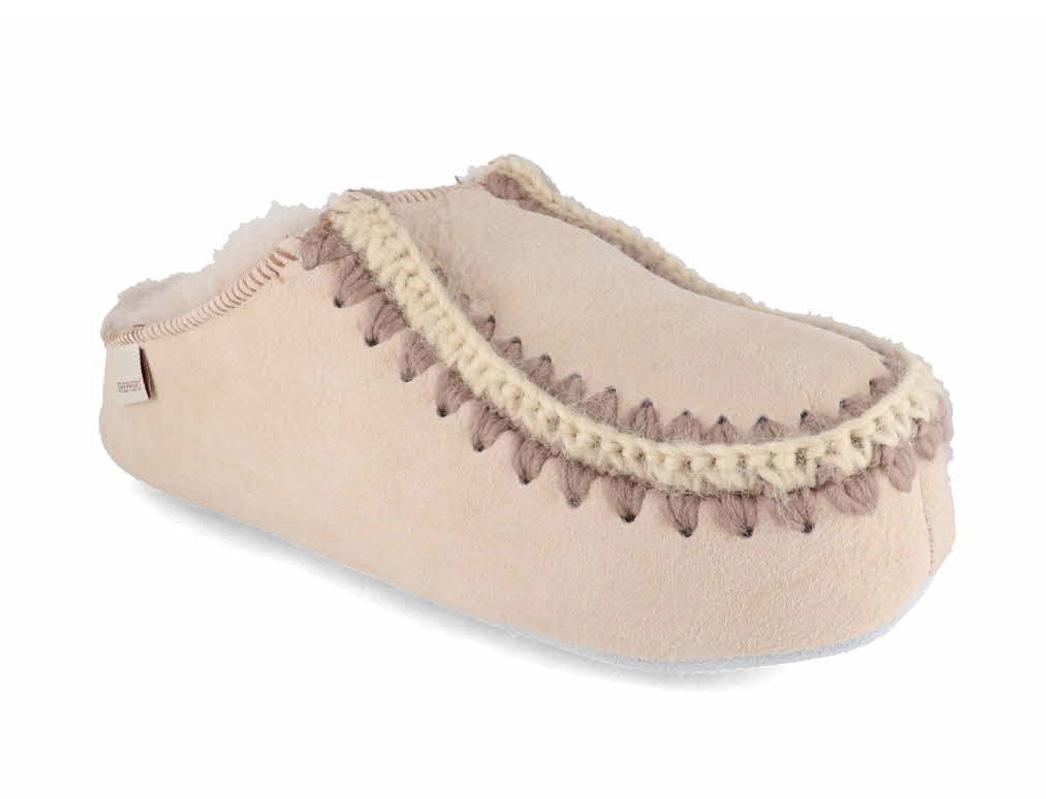 SHEPHERD-Women-Slippers-Beatrice-honey #farbe_Beige
