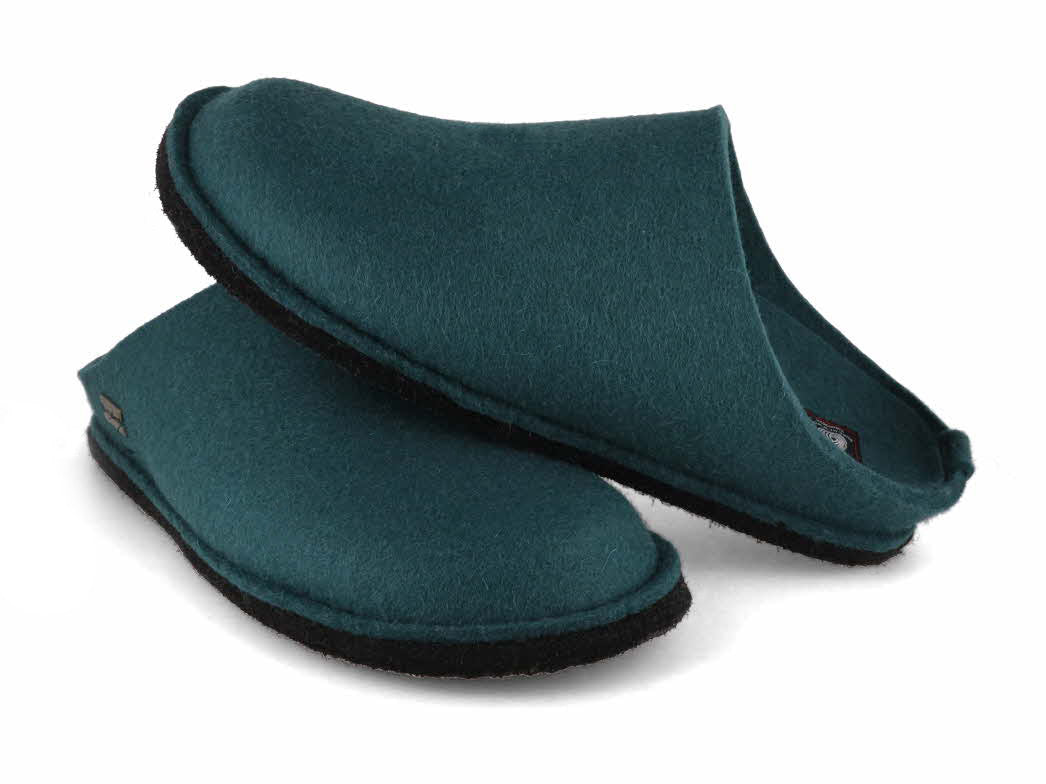 1 HAFLINGER-Men-Women-Slippers-Flair-Soft-pine-green #farbe_Green