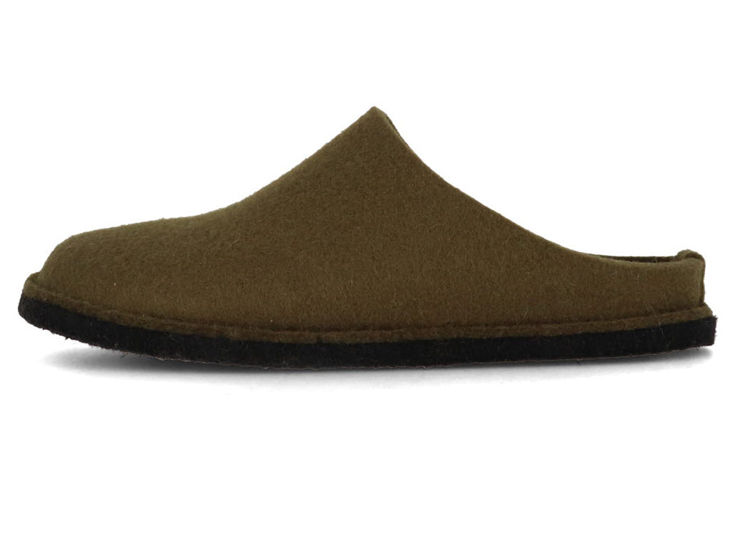1 HAFLINGER-Women-Men-Felt-Slippers-Flair-Soft-olive #farbe_Oliv