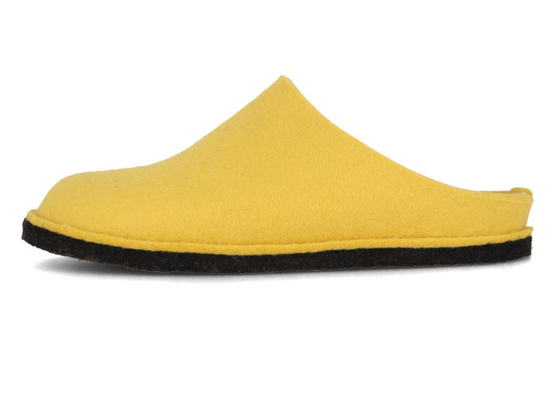 1 HAFLINGER-Women-Felt-Slippers-Flair-Soft-yellow