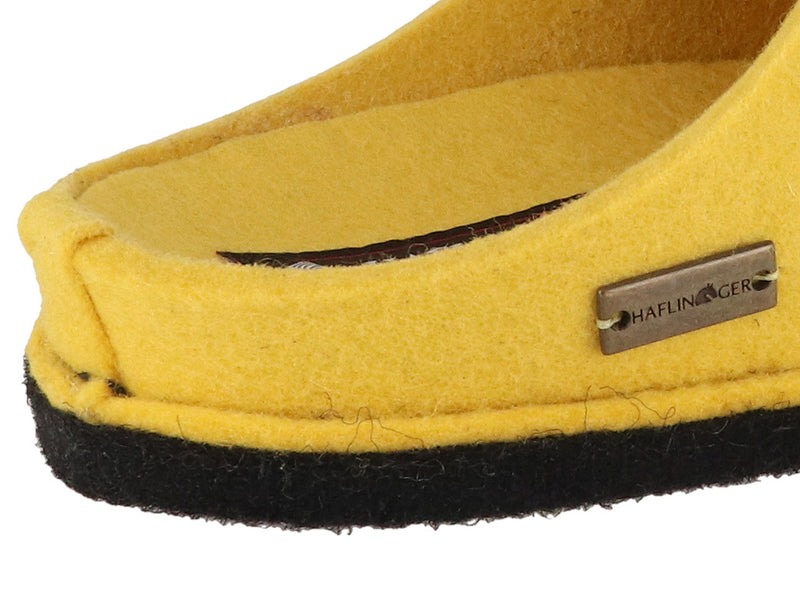 1 HAFLINGER-Women-Felt-Slippers-Flair-Soft-yellow