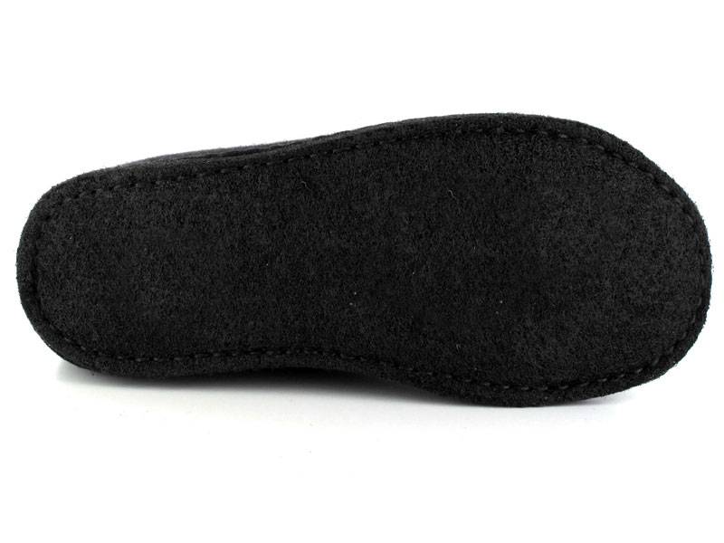 1 HAFLINGER-House-Slippers--Flair-Smily-Black #farbe_Black