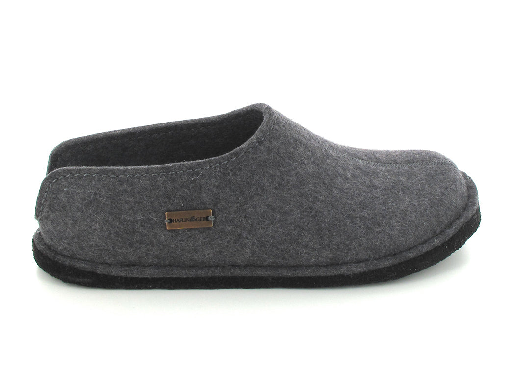 1 HAFLINGER-Boiled-Wool-Softsole-Slippers--Flair-Smily-Anthracite #farbe_Grey