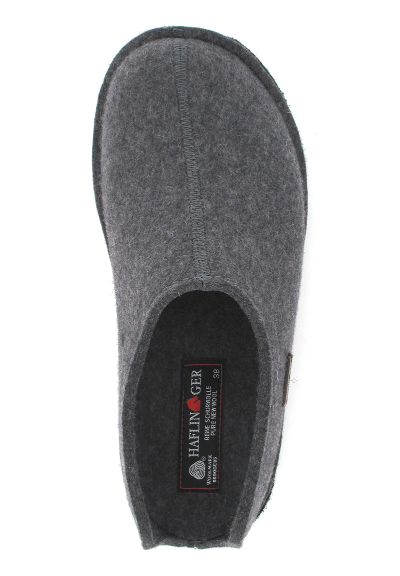 1 HAFLINGER-Boiled-Wool-Softsole-Slippers--Flair-Smily-Anthracite #farbe_Grey